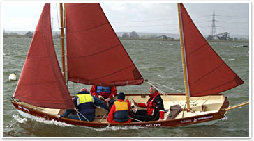 The adapted Drascombe Lugger